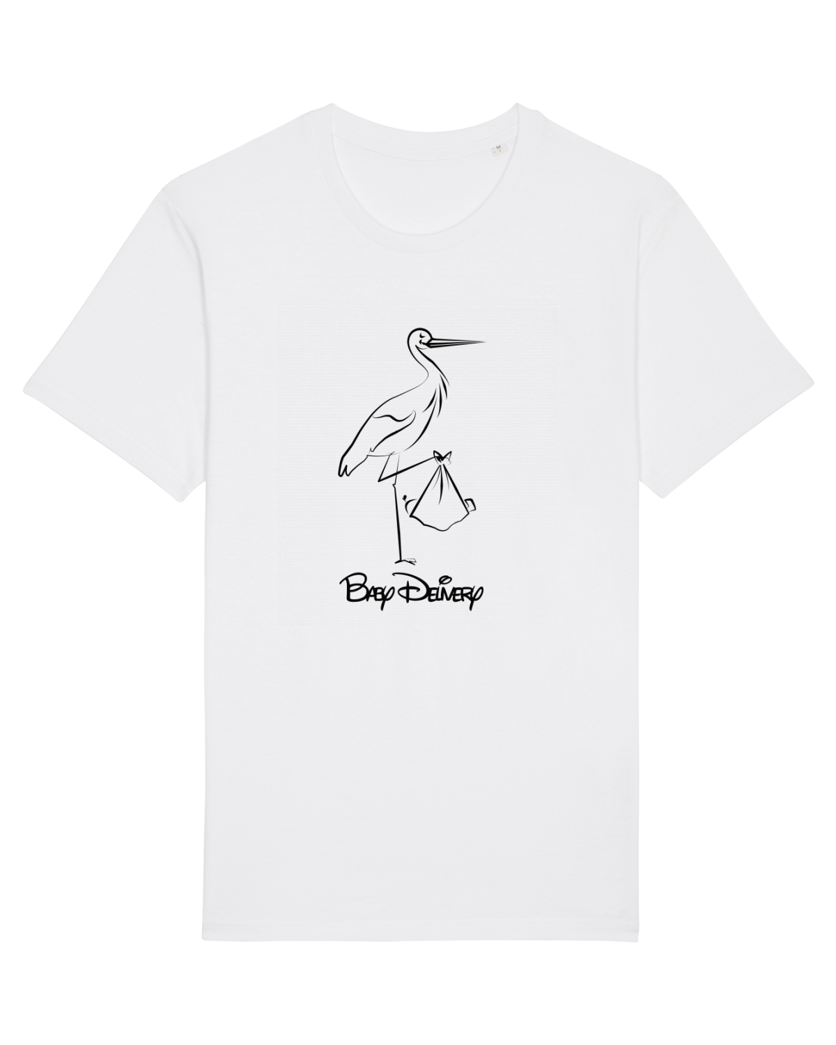 Tricou mânecă scurtă Unisex Rocker White