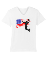 NBA USA Tricou mânecă scurtă guler V Bărbat Presenter