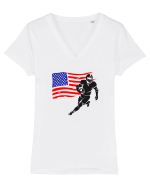 NFL USA Tricou mânecă scurtă guler V Damă Evoker