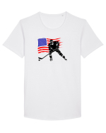 NHL USA Tricou mânecă scurtă guler larg Bărbat Skater