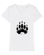 Camping în Sălbăticie Tricou mânecă scurtă guler V Damă Evoker