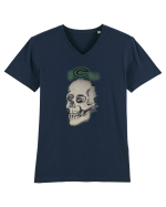 craniu,  Tricou mânecă scurtă guler V Bărbat Presenter