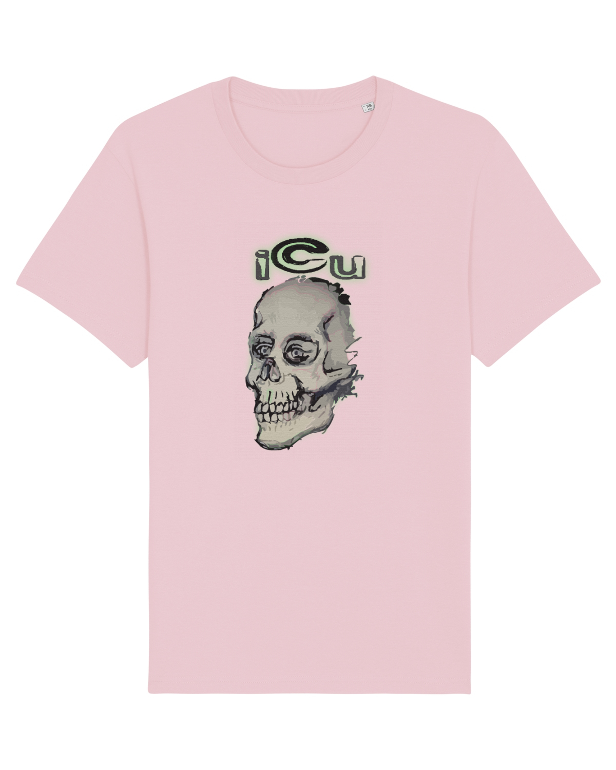 Tricou mânecă scurtă Unisex Rocker Cotton Pink