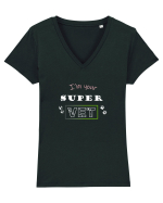 I'm your SUPER VET Tricou mânecă scurtă guler V Damă Evoker