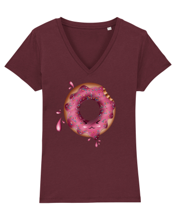 Little Donut Burgundy