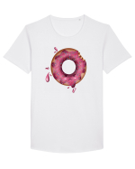 Little Donut Tricou mânecă scurtă guler larg Bărbat Skater