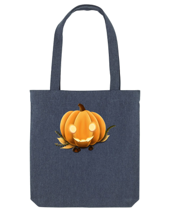 Halloween Pumpkin Midnight Blue