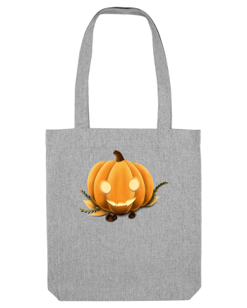 Halloween Pumpkin Heather Grey