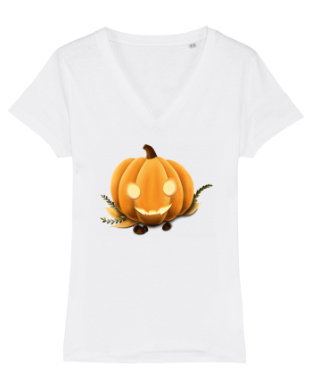 Halloween Pumpkin White