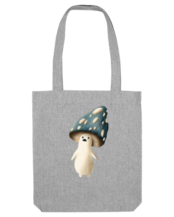 Blue Mushroom Heather Grey