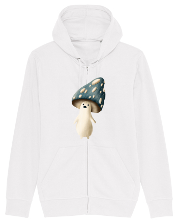 Blue Mushroom White