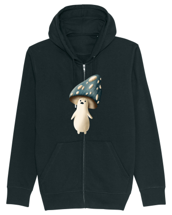 Blue Mushroom Black