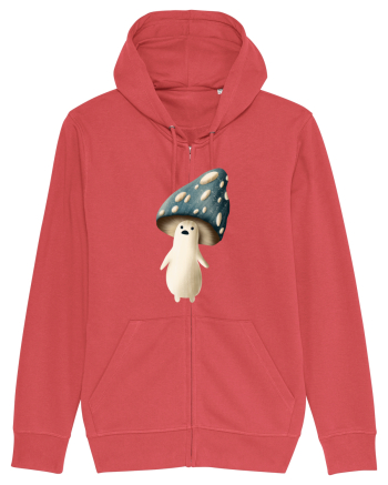 Blue Mushroom Carmine Red