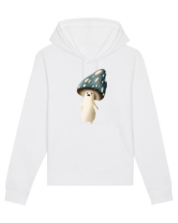 Blue Mushroom White