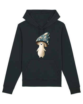 Blue Mushroom Black