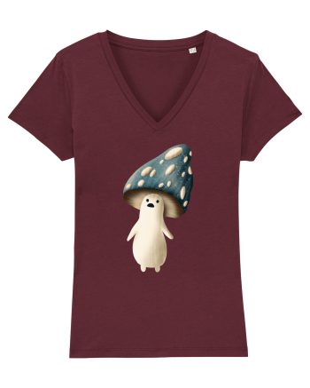 Blue Mushroom Burgundy