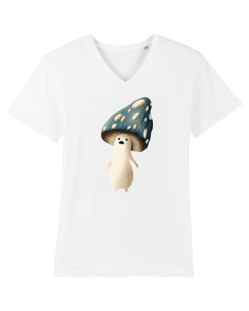 Blue Mushroom White