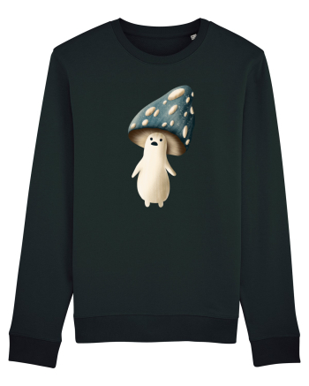 Blue Mushroom Black