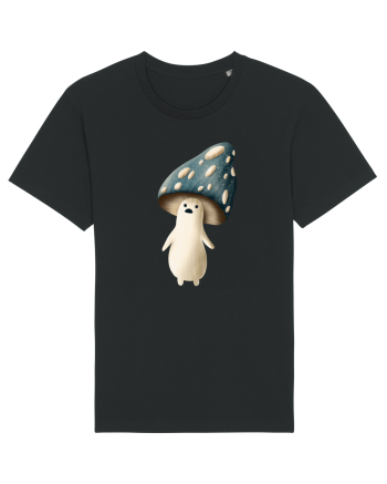 Blue Mushroom Black