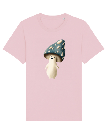 Blue Mushroom Cotton Pink