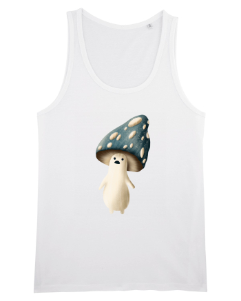 Blue Mushroom White