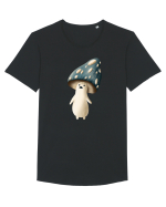 Blue Mushroom Tricou mânecă scurtă guler larg Bărbat Skater