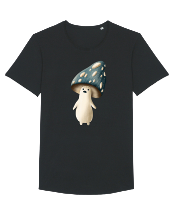 Blue Mushroom Black