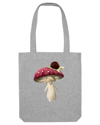 Red Mushroom Heather Grey