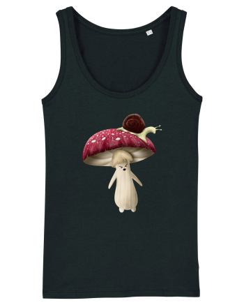 Red Mushroom Black