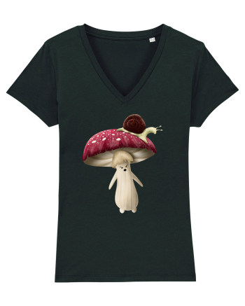 Red Mushroom Black