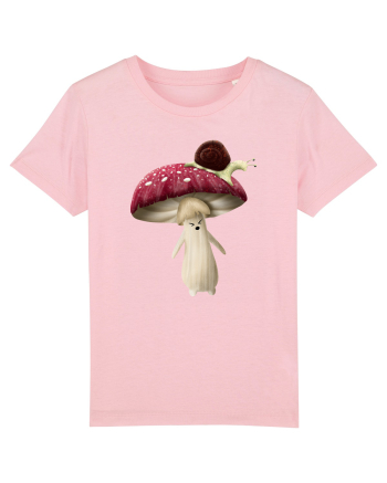 Red Mushroom Cotton Pink
