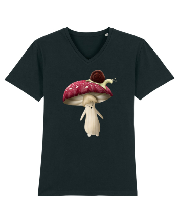 Red Mushroom Black