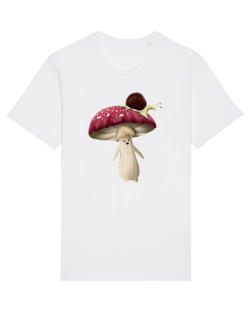 Red Mushroom White