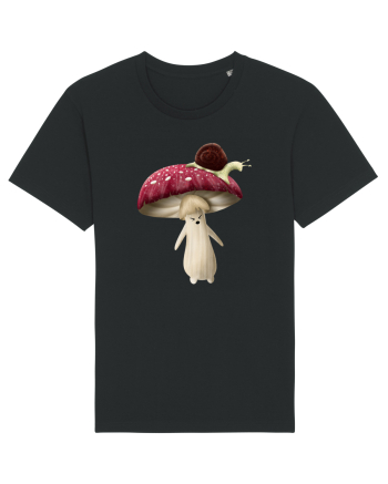 Red Mushroom Black