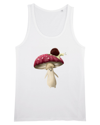 Red Mushroom White