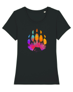Camping în Sălbăticie Tricou mânecă scurtă guler larg fitted Damă Expresser
