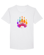 Camping în Sălbăticie Tricou mânecă scurtă guler larg Bărbat Skater