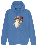 Purple Mushroom Hanorac cu fermoar Unisex Connector