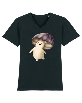 Purple Mushroom Black