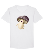 Purple Mushroom Tricou mânecă scurtă guler larg Bărbat Skater