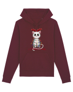 Christmas Kitty Hanorac Unisex Drummer