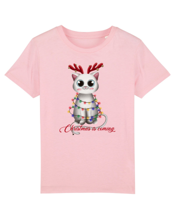 Christmas Kitty Cotton Pink