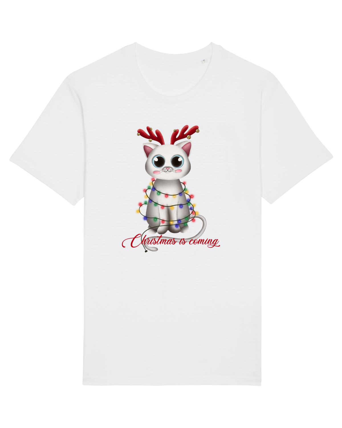 Tricou mânecă scurtă Unisex Rocker White
