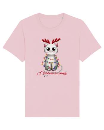 Christmas Kitty Cotton Pink