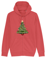 Christmas Tree Hanorac cu fermoar Unisex Connector