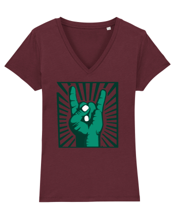 Hulk heavy metal-verde Burgundy