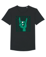 Hulk heavy metal-verde Tricou mânecă scurtă guler larg Bărbat Skater
