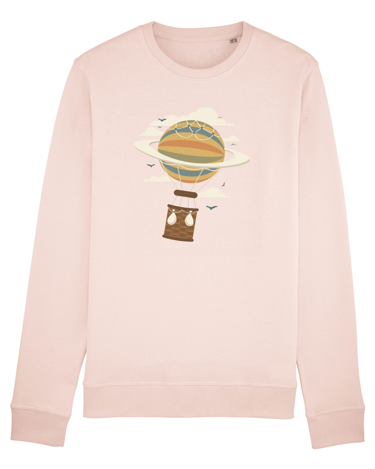 Bluză mânecă lungă Unisex Rise Candy Pink
