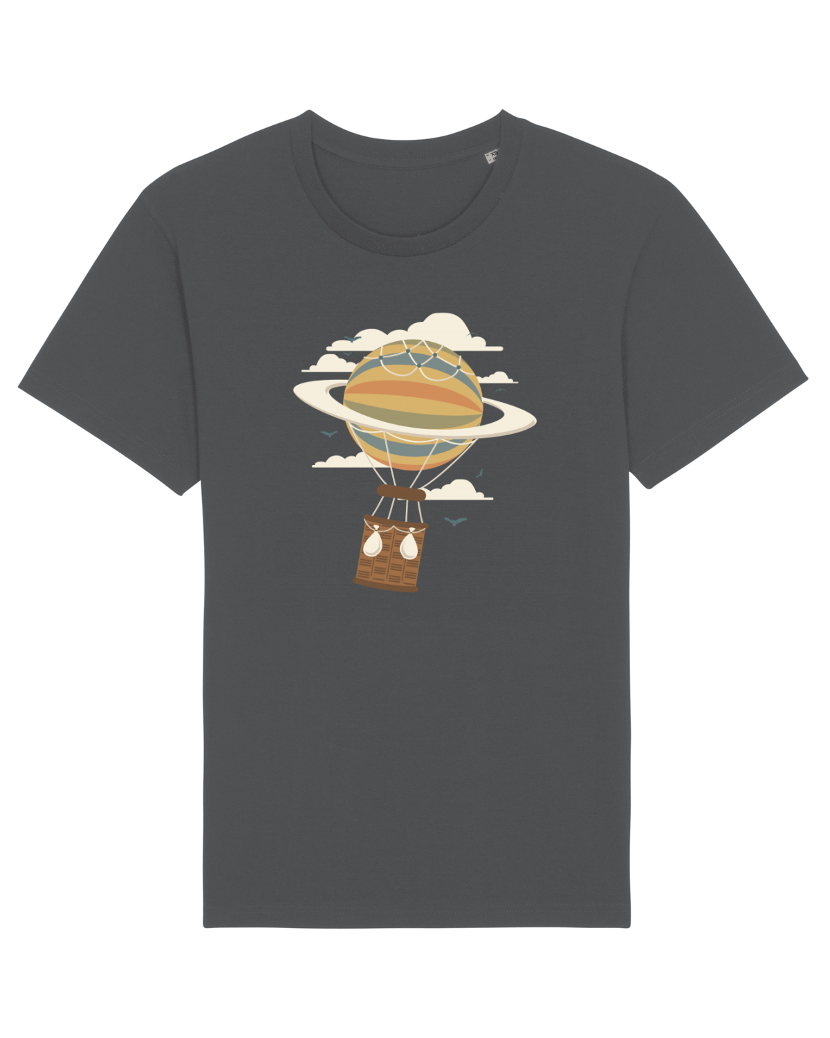 Tricou mânecă scurtă Unisex Rocker Anthracite