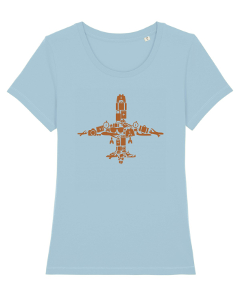 Airplane Sky Blue